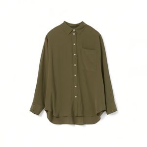Everlane The Clean Silk Oversized Shirt Worn Once